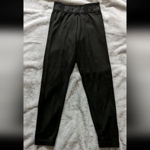Victoria's Secret Pink Ultimate Black Leggings X-Small